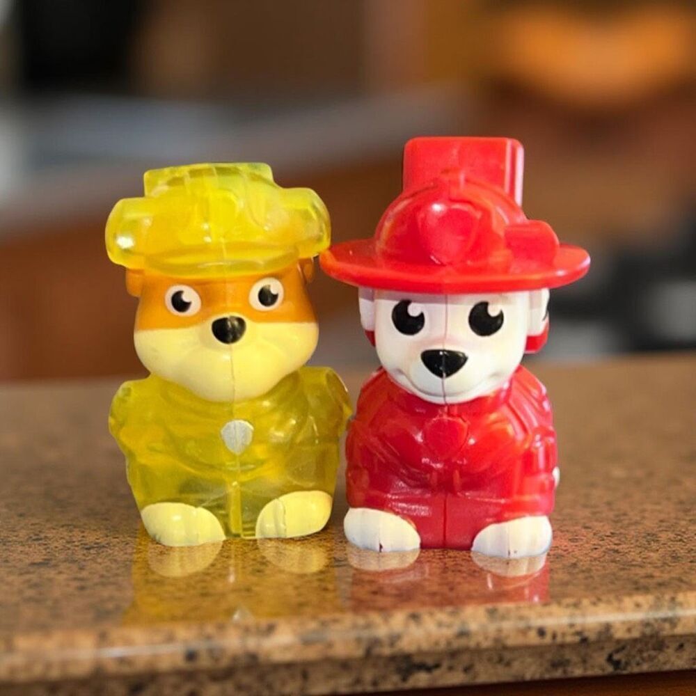 Paw Patrol Movie Micro Movers Mystery Mini Figures Mashall & Rubble B16